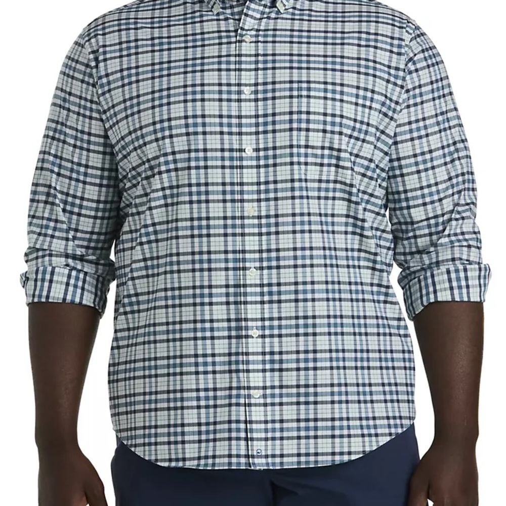 Vineyard Vines Tattersall OTG long sleeve- Big & Tall 4X